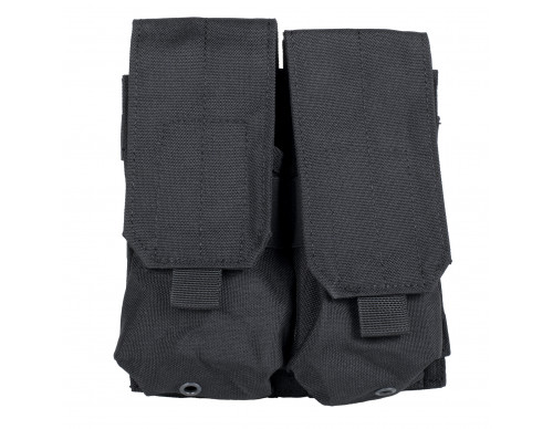 Подсумок (WoSport) для магазина АК-М4 двойной с клапаном (Black)