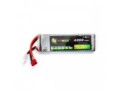 Аккумулятор POWER 11.1V 4200mah БРИКЕТ Li-Po 25C Т-разъем
