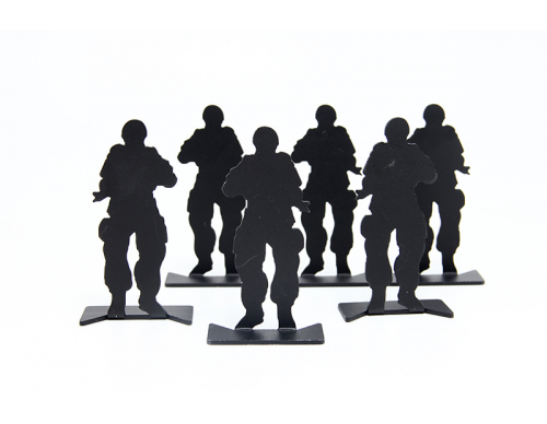 Мишени Eagle Force (6шт) СОЛДАТИКИ Black 